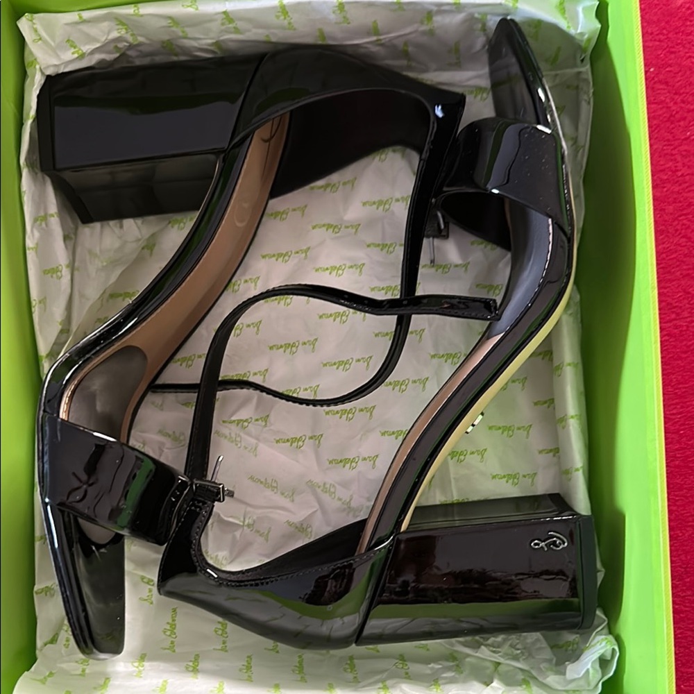 Sam Edelman Daniella Black Patent Women's Shoes